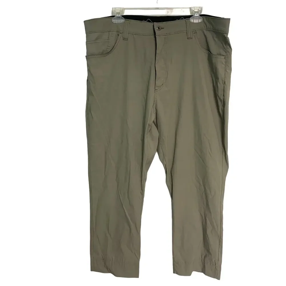 Eddie Bauer Men's Khaki Tech Nylon Blend Pants Size 40 x 30